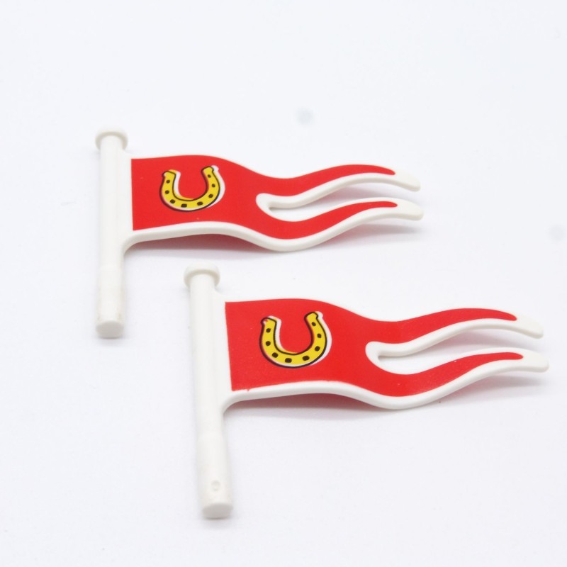 Playmobil 34112 Set of 2 Small Horseshoe Pennant Flags