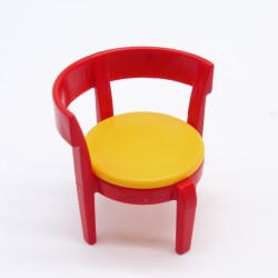 Playmobil 34120 Chaise Ronde Rouge et Orange