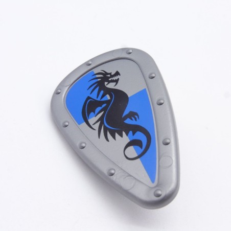 Playmobil 34210 Black Dragon Gray and Blue Shield