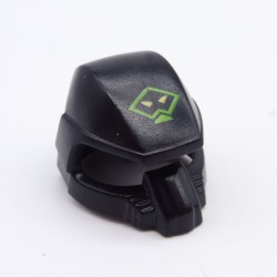 Playmobil 2489 Black Helmet with Space Green Logo
