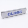Playmobil 1294 System X Panel Gray CLINIC Sticker peeled off