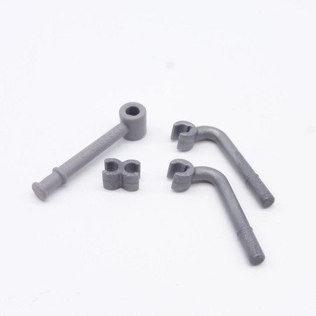 Playmobil 34292 Set of 4 Gray Fixings