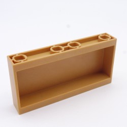 Playmobil 34316 Small Light Brown Hollow Low Wall 90mm X 45mm System X 5119
