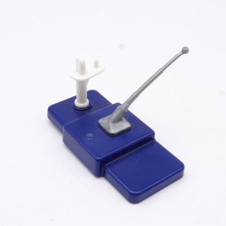 Playmobil 34365 Blue Plate with Beacon and Antenna Quad 3655 6504