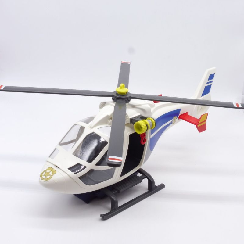 sirene barndom kat Playmobil Police 6921 Helicopter with Light