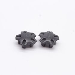 Playmobil Set of 2 Wheel Covers Dark Gray 4260 5283 70049 9125