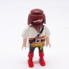 Playmobil 8483 Pirate Blanc et Orange Bottes Rouges