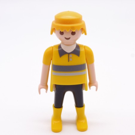 Playmobil 16767 Homme Jaune et Noir Bottes Jaunes