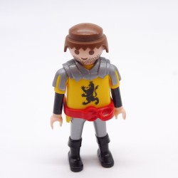 Playmobil 6432 Yellow Knight Black and Silver Black Griffin Red Belt