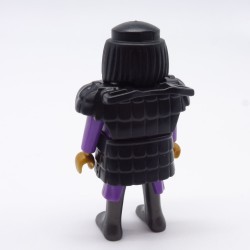 Playmobil Chevalier Samourai Violet Armure Noire 4789