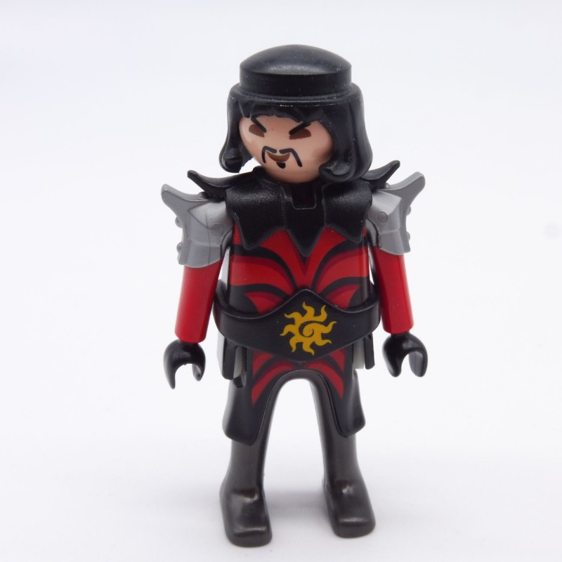 Playmobil 6438 Chevalier Samourai Noir et Rouge Ceinture Noire 5463