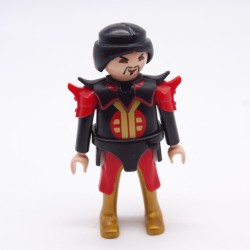 Playmobil 9337 Red and Black Samurai Knight Black and Red Collar Black Belt