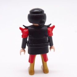 Playmobil Red and Black Samurai Knight Black and Red Collar Black Belt
