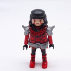 Playmobil 2106 Red and Black Dragon Knight Silver Belt