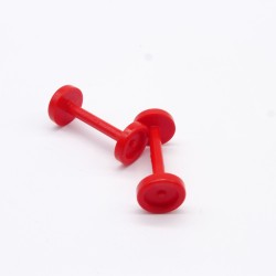 Playmobil 31903 Playmobil Set of 2 Small Red Wheels 25mm Width
