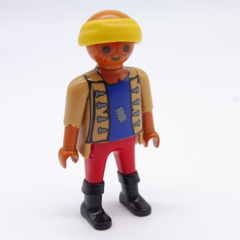 Playmobil 34487 Hispanic Red Brown and Blue Pirate