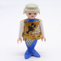 Playmobil 34495 Homme Bleu et Doré Garde des Sirènes