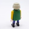 Playmobil Homme Bleu et Jaune Gilet Vert