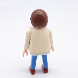 Playmobil Mens Blue and White White Vest