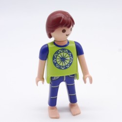 Playmobil 34510 Homme Vert et Bleu Pieds Nus