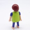 Playmobil Homme Vert et Bleu Pieds Nus