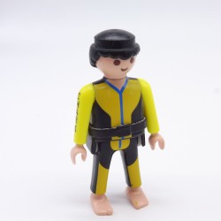 Playmobil 34513 Man Diver Yellow and Black SHARK a little damaged