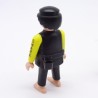 Playmobil Man Diver Yellow and Black SHARK a little damaged