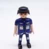 Playmobil 34517 Homme Bleu et Argent Bottines Noires Logo Aigle