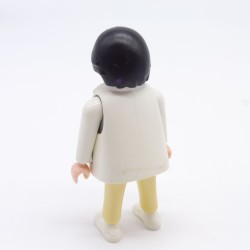 Playmobil Male Doctor Yellow and Gray White Vest