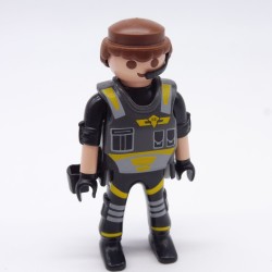 Playmobil 34528 Mens Black and Gray Special Force Bulletproof Vest and Holster