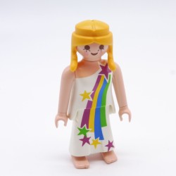 Playmobil 34546 Woman White Dress Rainbow Barefoot