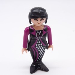 Playmobil 34554 Woman Mermaid Black Purple Silver