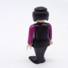 Playmobil Woman Mermaid Black Purple Silver