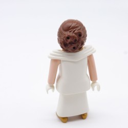 Playmobil Women's Princess White and Gold Dress Jewel Collar White