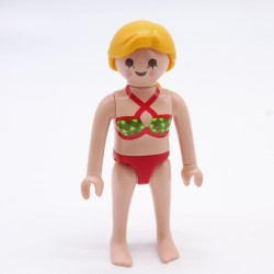 Playmobil 34567 Woman Red Underwear Thin Bodies