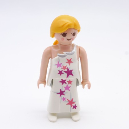Playmobil 34584 Women's White Dress and Silver Stars White Shoes