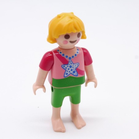 Playmobil 34604 Enfant Fille Rose et Vert étoile 4199 5623 5872 70167