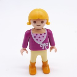 Playmobil 34605 Toddler Girl Purple and Yellow Orange Boots 5222