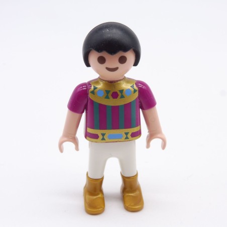 Playmobil 34617 Enfant Garçon Prince Violet Blanc et Doré 4137 5145