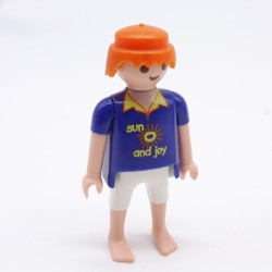Playmobil 34621 Man Blue and White Barefoot SUN AND JOY