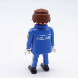 Playmobil Policeman Blue White Hands Micro POLICE
