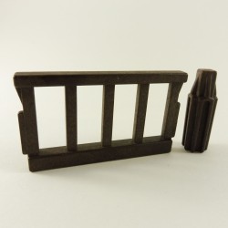 Playmobil 1132 Playmobil Brown Barrier with Connector 3433 3445 3446 3448