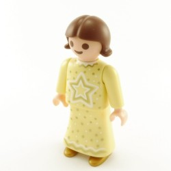 Playmobil 21905 Playmobil Child Girl Ange Jaune with Star Gilded in front of 4161 5494 5588