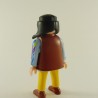 Playmobil Modern Blue and Yellow Woman with Brown Vest