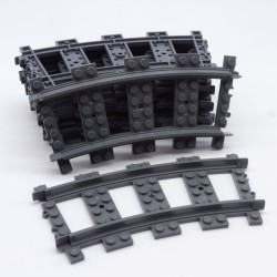 Lego 34696 Set of 10 Lego Compatible Curved Tracks