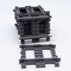 Lego 34697 Set of 10 Straight Rails 1/2 Trixbrix Plastic Compatible Lego