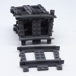 Lego 34698 Lot de 10 Rails Courbes 1/2 Trixbrix Impression 3D Compatible Lego