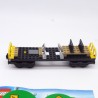 Lego Wagon Marchandises Rouleaux Cables avec Notice 60052 incomplet