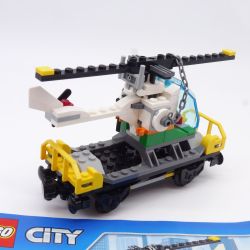 Lego Wagon Porte Hélicoptère avec Notice 60098