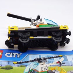 Lego Wagon Porte Hélicoptère avec Notice 60098